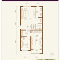 2室2厅1卫  86平米