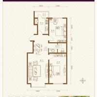 2室2厅1卫  96平米